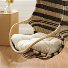 Modway Carlo Two-Tone Woven Natural Rattan Hanging Chair