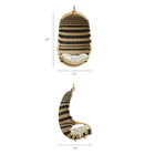 Modway Carlo Two-Tone Woven Natural Rattan Hanging Chair