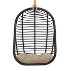 Modway Neve Open Rib Weave Natural Rattan Hanging Chair