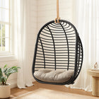 Modway Neve Open Rib Weave Natural Rattan Hanging Chair
