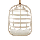 Modway Neve Open Rib Weave Natural Rattan Hanging Chair
