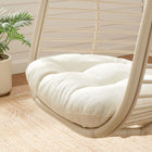 Modway Neve Open Rib Weave Natural Rattan Hanging Chair