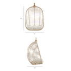 Modway Neve Open Rib Weave Natural Rattan Hanging Chair