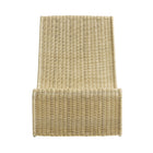 Modway Eira Continuous Curved Natural Rattan Lounge Chair