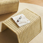 Modway Eira Waterfall Natural Rattan Ottoman