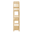Modway Ottilie 68 Inch Arched Natural Rattan Bookshelf
