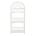 Modway Ottilie 68 Inch Arched Natural Rattan Bookshelf