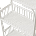 Modway Ottilie 68 Inch Arched Natural Rattan Bookshelf