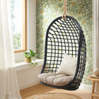 Modway Tamsin Open Grid Weave Natural Rattan Hanging Chair
