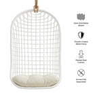 Modway Tamsin Open Grid Weave Natural Rattan Hanging Chair
