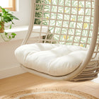 Modway Tamsin Open Grid Weave Natural Rattan Hanging Chair