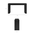 Modway Olney 63 Inch Fluted Console Table