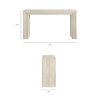 Modway Olney 63 Inch Fluted Console Table