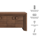 Modway Olney 4-Door Fluted Sideboard