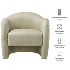 Modway Compose Barrel Vegan Leather Accent Chair