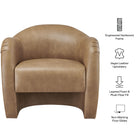 Modway Compose Barrel Vegan Leather Accent Chair