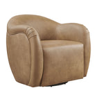 Modway Compose Barrel Vegan Leather Swivel Armchair
