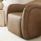 Modway Compose Barrel Vegan Leather Swivel Armchair