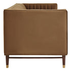 Modway Devote 93 Inch Performance Velvet Channel Tufted Sofa