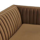 Modway Devote 93 Inch Performance Velvet Channel Tufted Sofa