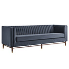 Modway Devote 93 Inch Performance Velvet Channel Tufted Sofa
