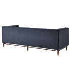 Modway Devote 93 Inch Performance Velvet Channel Tufted Sofa