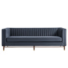 Modway Devote 93 Inch Performance Velvet Channel Tufted Sofa