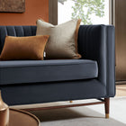 Modway Devote 93 Inch Performance Velvet Channel Tufted Sofa