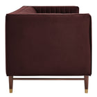 Modway Devote 93 Inch Performance Velvet Channel Tufted Sofa