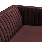Modway Devote 93 Inch Performance Velvet Channel Tufted Sofa