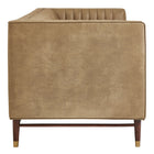Modway Devote 93 Inch Vegan Leather Channel Tufted Sofa