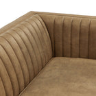Modway Devote 93 Inch Vegan Leather Channel Tufted Sofa
