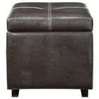 Modway Treasure Upholstered Vinyl Ottoman  