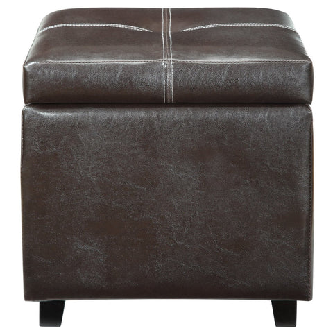 Modway Treasure Upholstered Vinyl Ottoman  