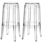 Modway Casper Bar Stool Backless Set of 2  