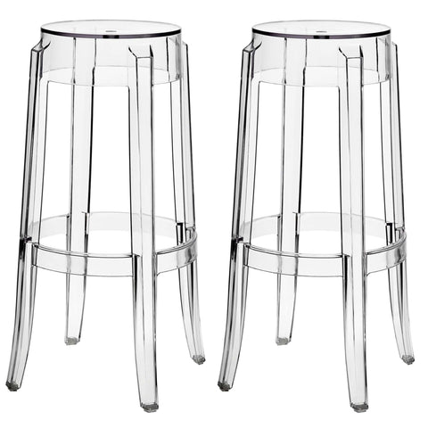 Modway Casper Bar Stool Backless Set of 2  