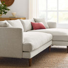 Modway Zoya Right-Facing Down Filled Overstuffed Sectional Sofa
