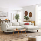 Modway Zoya Right-Facing Down Filled Overstuffed Sectional Sofa