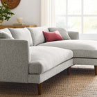 Modway Zoya Right-Facing Down Filled Overstuffed Sectional Sofa