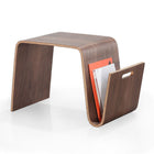 Manhattan Comfort Brookside Mid-Century Modern End Table in Walnut