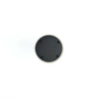 Manhattan Comfort Laurel Modern Glam Sintered Stone Top End Table in Black