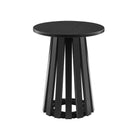 Manhattan Comfort Layla Scandinavian Modern End Table in Black