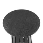 Manhattan Comfort Layla Scandinavian Modern End Table in Black