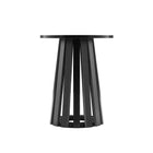 Manhattan Comfort Layla Scandinavian Modern End Table in Black