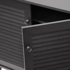 Baxton Studio Coolidge Espresso Shoe-Storage Cabinet