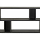 Baxton Studio Goodwin 2-Level Dark Brown Modern Bookshelf