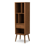 Baxton Studio Ellingham Mid-century Retro Modern 1-drawer Sideboard Storage Cabinet Bookcase Organizer