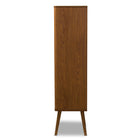 Baxton Studio Ellingham Mid-century Retro Modern 1-drawer Sideboard Storage Cabinet Bookcase Organizer