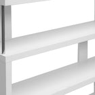 Baxton Studio Barnes White Six-Shelf Modern Bookcase