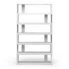 Baxton Studio Barnes White Six-Shelf Modern Bookcase